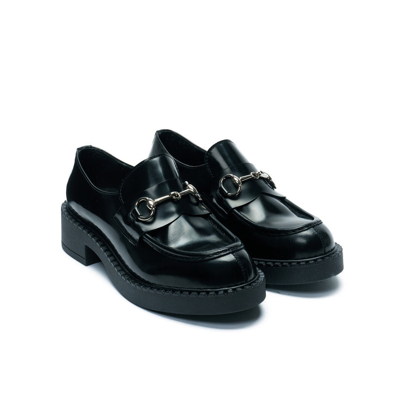British Passport - Mocassins Bit - Noir - Femme
