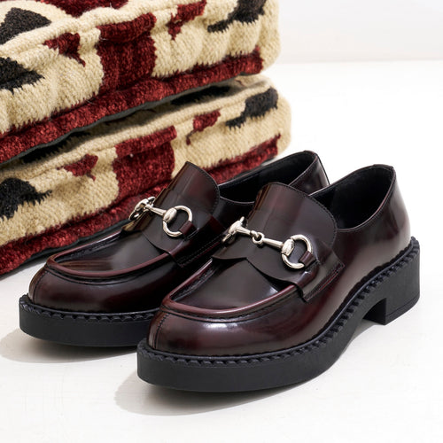 Mocassins - Bordeaux - Femme