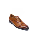Zapatos Oxford con puntera recta - Marrón claro - Hombre