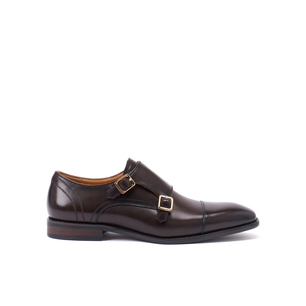 Straight Buckle Cap - Dark Brown - Men