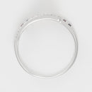 Bague "Passion Scintillante" D0,045/18 Mx0,28/9 - Or Blanc 375/1000