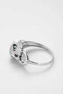 Bague D0,22/80 Dn 0,009/1 E0,029/2 - Or Blanc 375/1000