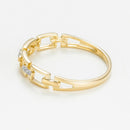"Measurement" Ring D0.01/9 - Yellow Gold