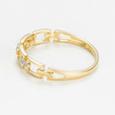 Anillo "Maillage" D0,01/9 - Oro amarillo 375/1000