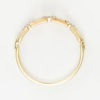 Bague "Maillage" D0,01/9 - Or Jaune 375/1000