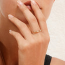 "Measurement" Ring D0.01/9 - Yellow Gold