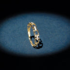 Bague "Maillage" D0,01/9 - Or Jaune 375/1000