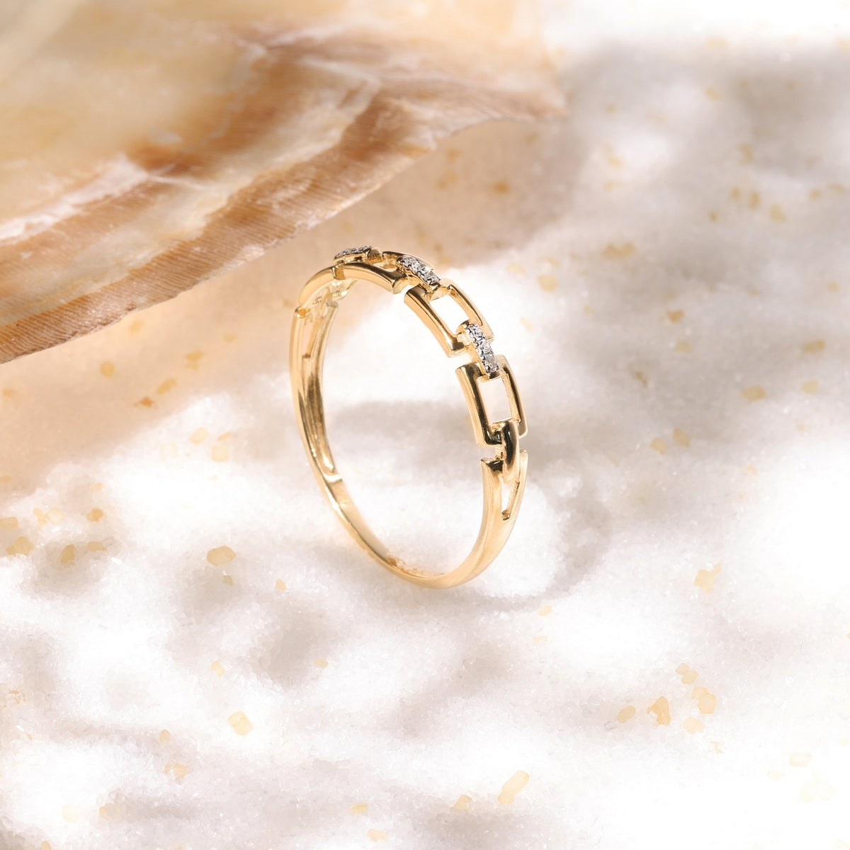 Bague "Maillage" D0,01/9 - Or Jaune