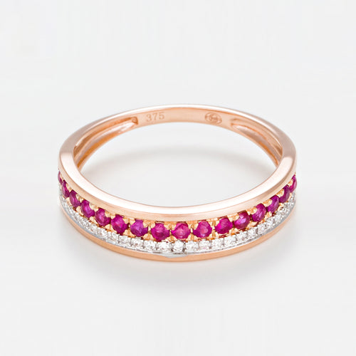 Anillo “Double Way” – Oro rosa