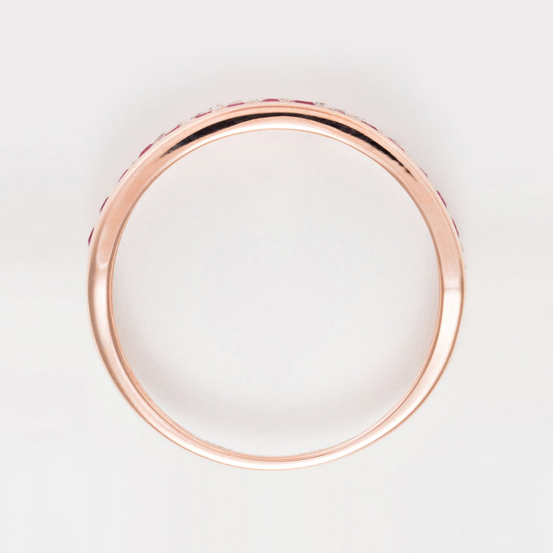 Bague "Double Voie" - Or Rose