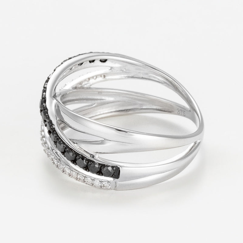 Bague " Tresse De Diamants"
