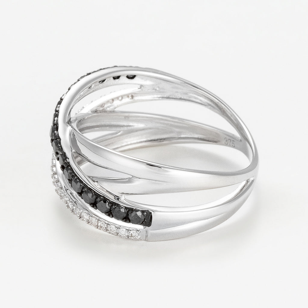 Bague " Tresse De Diamants"