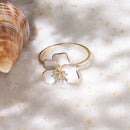 Bague "Orchidée" - Or Jaune