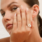 Bague "Orchidée" - Or Jaune