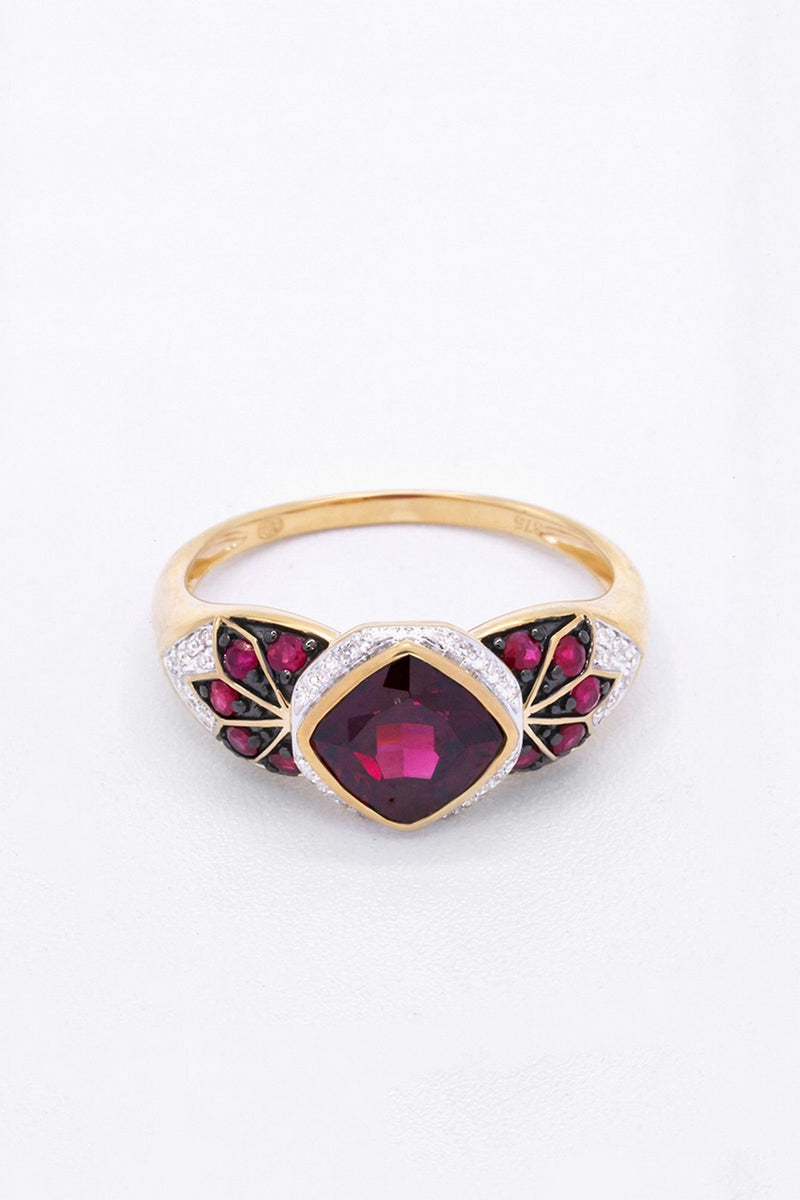 Bague "Yassmine" D0,1/38 R0,29/10 G2,1/1 - Or Jaune 375/1000