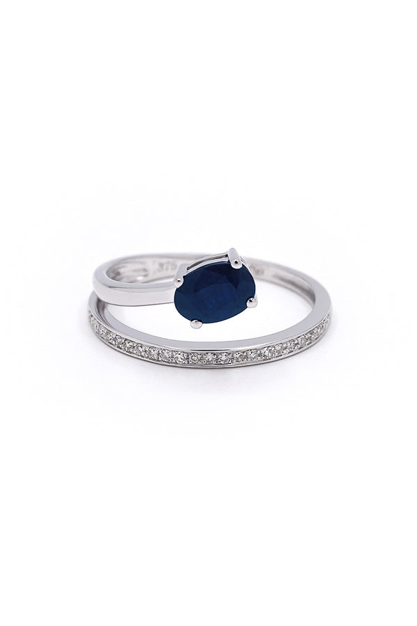 “Sannia” Ring Dimanats 0.07Ct/23 Sapphire 0.56Ct/1