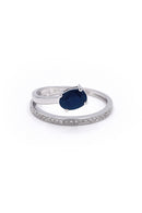Bague "Sannia" Dimanats 0,07Ct/23 Saphir 0,56Ct/1