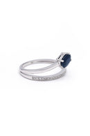 Bague "Sannia" Dimanats 0,07Ct/23 Saphir 0,56Ct/1