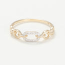 Blanc Anillo "Hana" D0,04/14 - Oro 375/1000