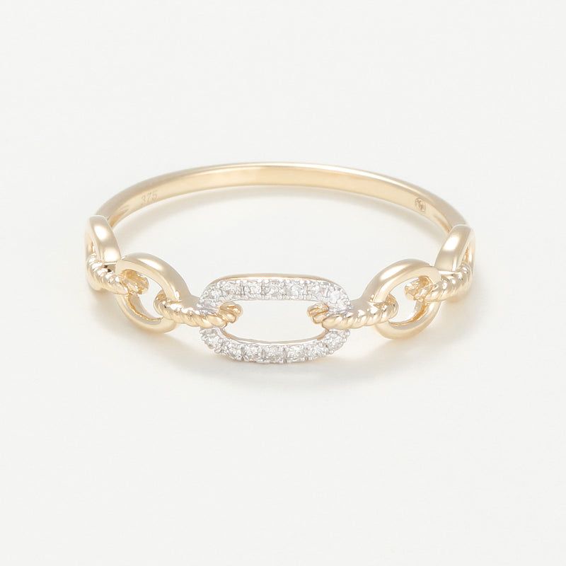 Blanc Anillo "Hana" D0,04/14 - Oro 375/1000