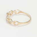 Blanc Anillo "Hana" D0,04/14 - Oro 375/1000