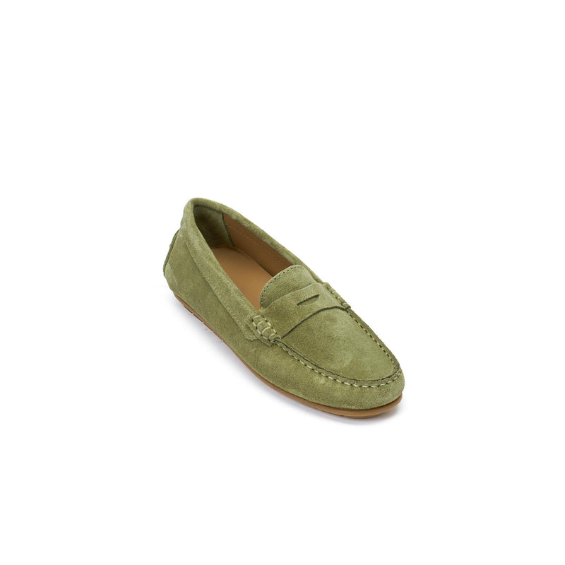 Driver Loafers - Light Green - Women