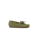 British Passport - Driver Loafers - Light Green - Women