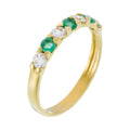 Bague "Emeraude Sacré" Or Jaune 375/1000