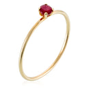 Bague "Only One" Rubi, Or Jaune 375/1000