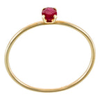 Anillo Rubi "Only One", oro amarillo 375/1000