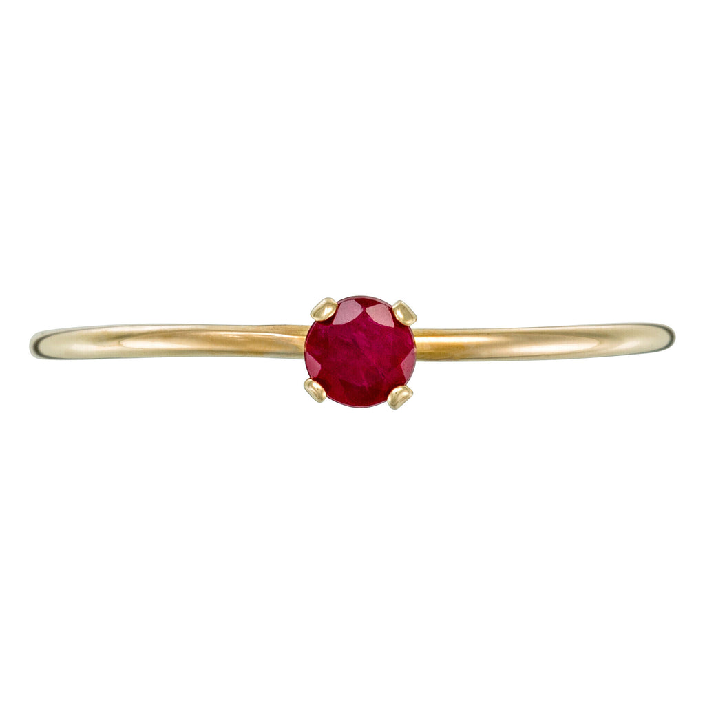 Anillo Rubi "Only One", oro amarillo 375/1000