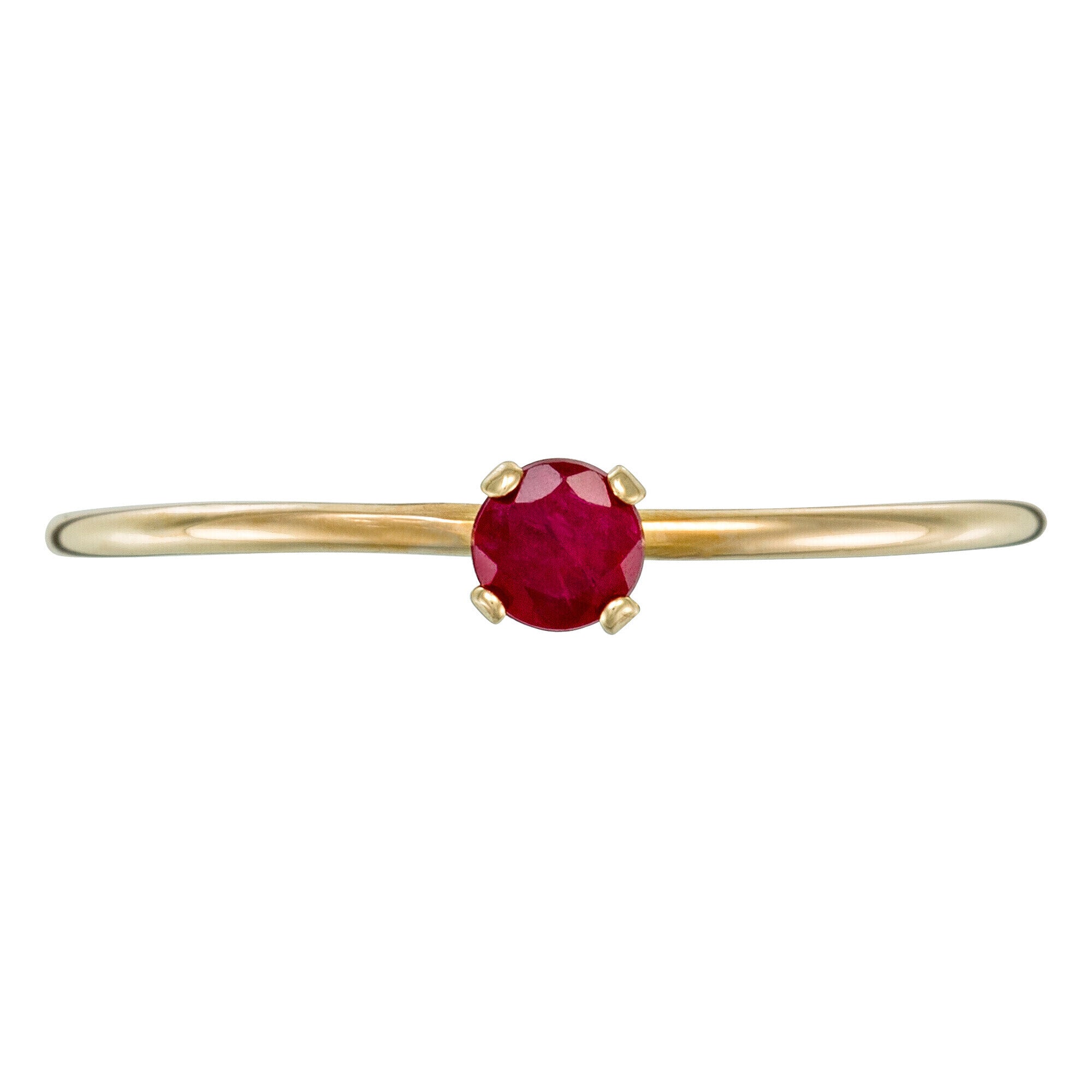Anillo Rubi "Only One", oro amarillo 375/1000