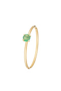 Anillo con esmeralda "Sólo un 0,03 quilates/1", oro amarillo 375/1000