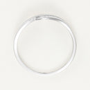 Bague "Accord" D0,025/12 - Or Blanc 375/1000