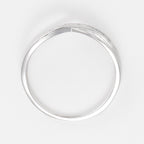 Bague "Liée" D0,02/12 - Or Blanc