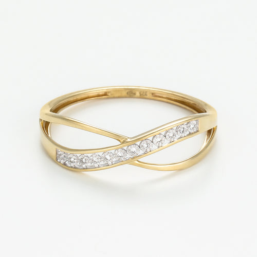 Bague "Liée" D0,02/12 - Or Jaune