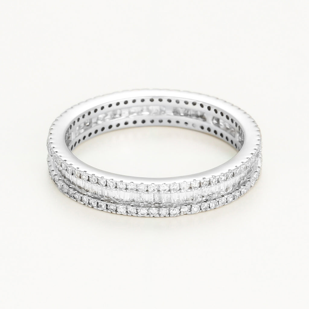 Bague "Alliance Camino" D0,75/189 - Or Blanc