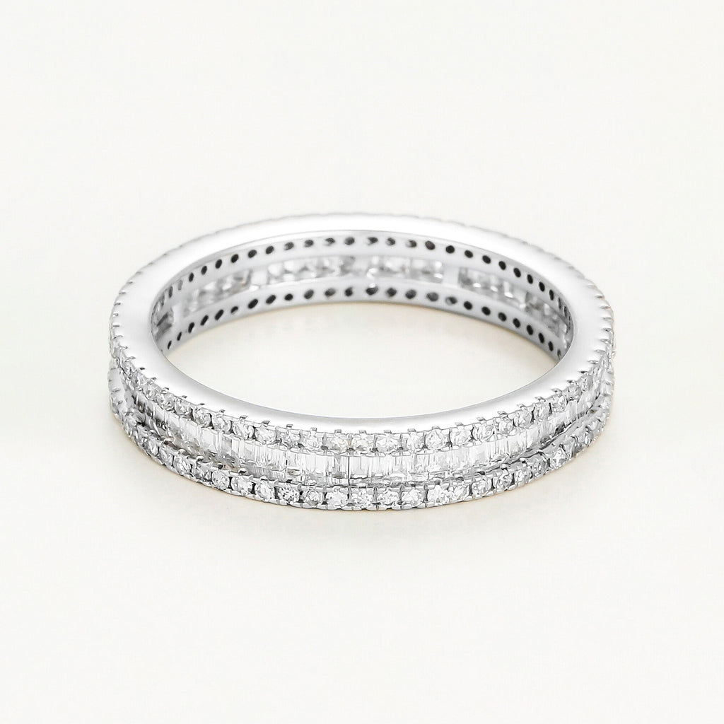Bague "Alliance Camino" D0,75/189 - Or Blanc