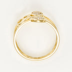 Bague "Trio De Bulles" D0,09/38 Or Jaune