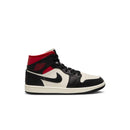 Air Jordan 1 Mid Gym Red Panda (W) - Noir