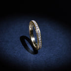 Anillo "Alianza Mi Amor" D0.05Ct/20 - Oro Amarillo 375/1000