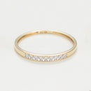 Ring "Romantic Love" D0,02/9 - Yellow gold 375/1000