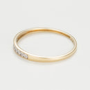 Ring "Romantic Love" D0,02/9 - Yellow gold 375/1000