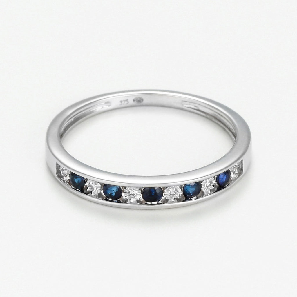 Bague "Alternance"- Or Blanc - Or Blanc