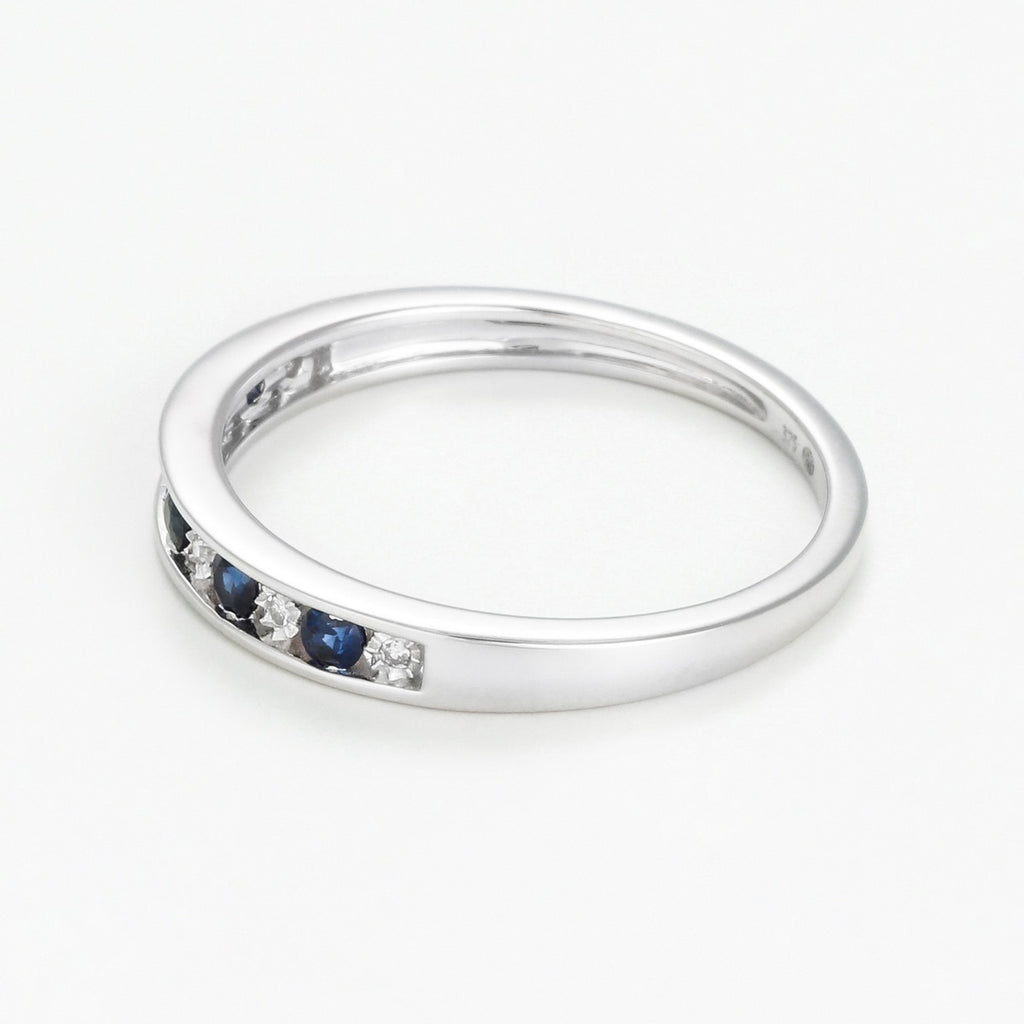 Bague "Alternance"- Or Blanc - Or Blanc