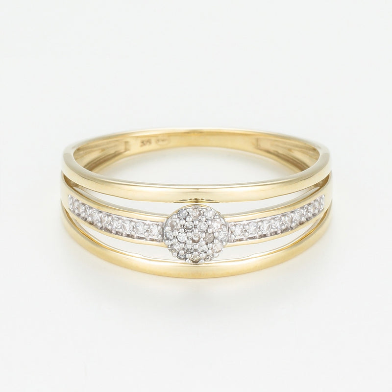 Ring "Jelena" D0,10/37 - Yellow gold 375/1000