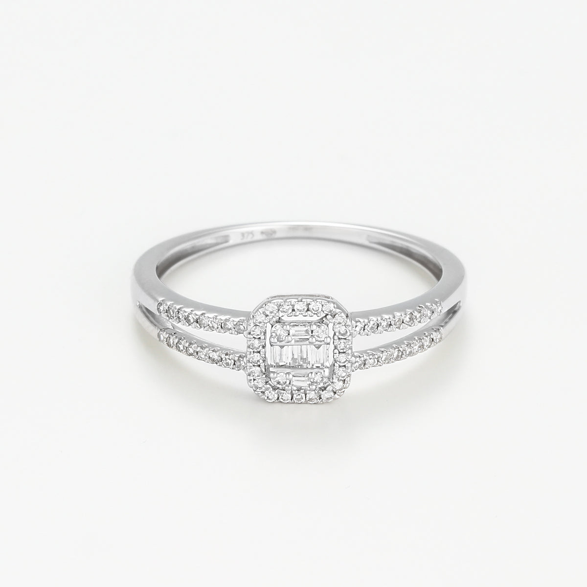 Bague "Brillants Baguettes"