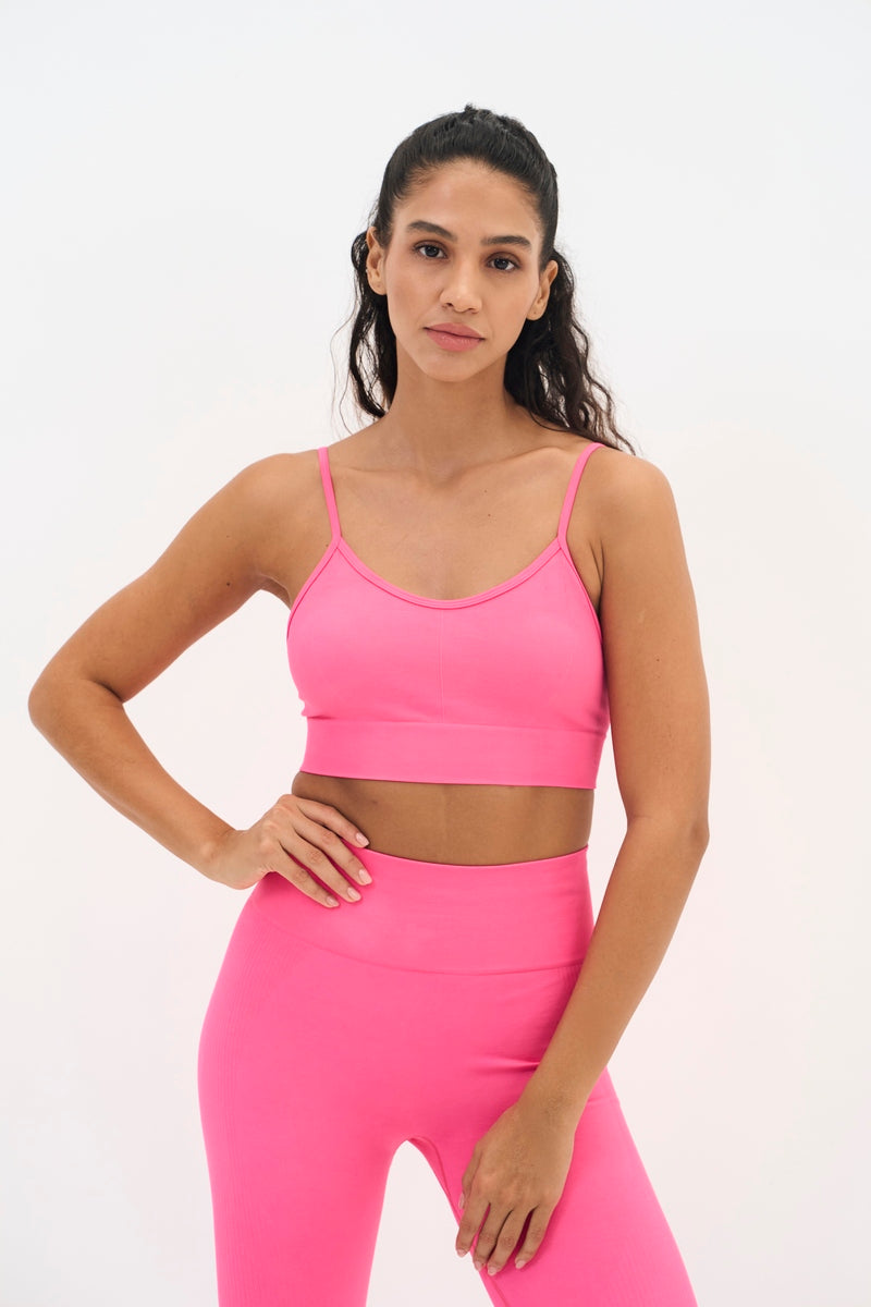 Sujetador sin costuras - Rosa - Mujer