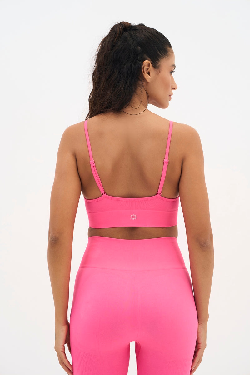 Sujetador sin costuras - Rosa - Mujer