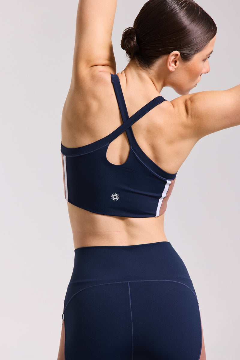 Brassiere Malte - Bleu/Marron - Femme
